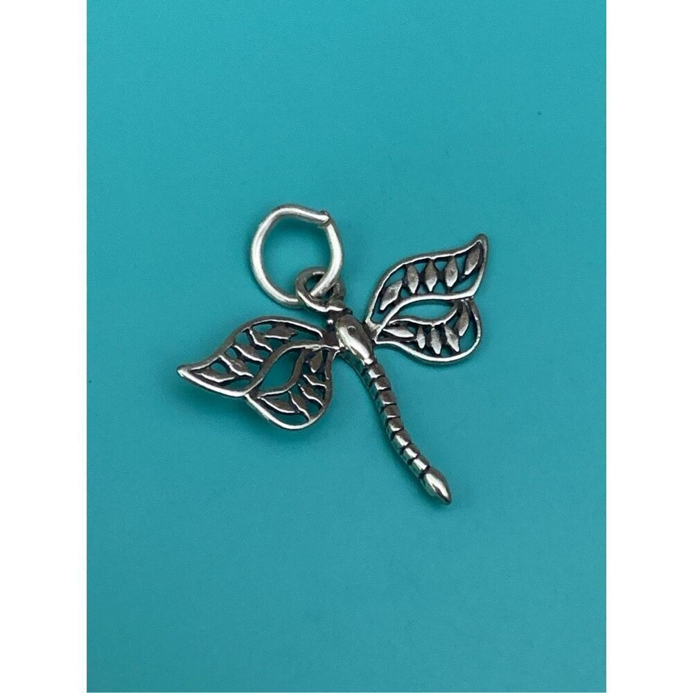 Dragonfly Sterling Silver Jewelry Charm #garden